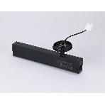 A2545 BK черный  крепеж трековый для корпуса DIY D60mm  232*60*80, фото 1