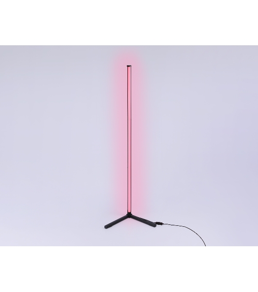 Светильник Ambrella light FL8022 BK черный LED 15W RGB D32*1250 (ПДУ РАДИО 2.4G)