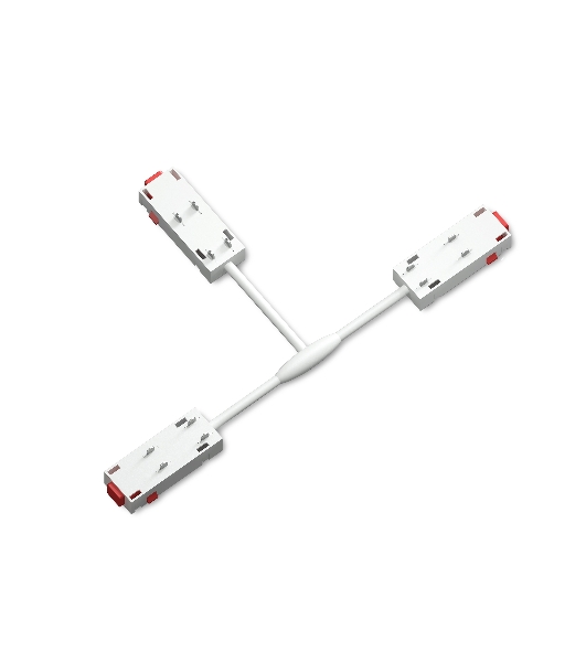 GL1113 WH белый коннектор питания T-образный для шинопровода Magnetic 220V 250*150*18