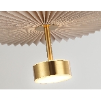 Светильник Ambrella light LH72603 BR/WH латунь/бежевый 6W 3000K D300*260-1770, фото5