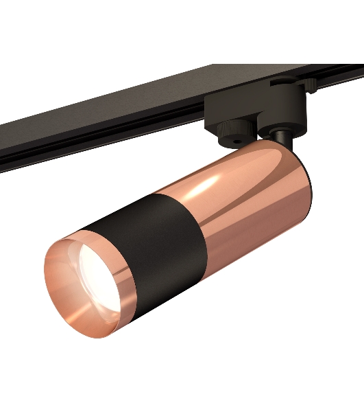 Светильник Ambrella light XT6302060 SBK/PPG черный песок/золото розовое полированное MR16 GU5.3