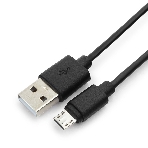 Кабель USB 2.0 Pro Гарнизон GCC-mUSB2-AMBM-0.3M, AM/microBM 5P, 0.3м, пакет, фото2