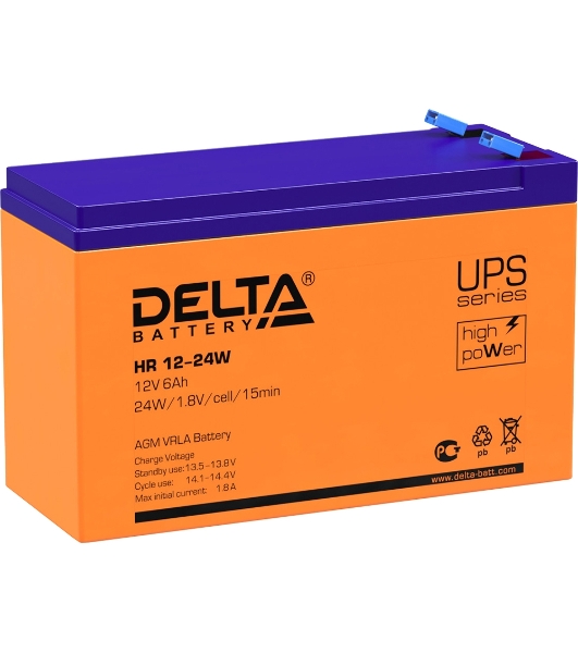 Батарея для ИБП Delta HR 12-24 W (12V, 6Ah)