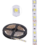 Лента светодиодная 3 м 12 В 5050 6500 К IP65 60 LED/м для БП с клеммами LAMPER, фото 1