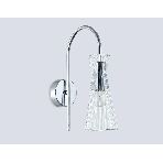 Настенный светильник Ambrella light LH55655 СH/CL хром/прозрачный E14 max 40W 220*90*300, фото5