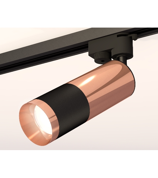 Светильник Ambrella light XT6302060 SBK/PPG черный песок/золото розовое полированное MR16 GU5.3