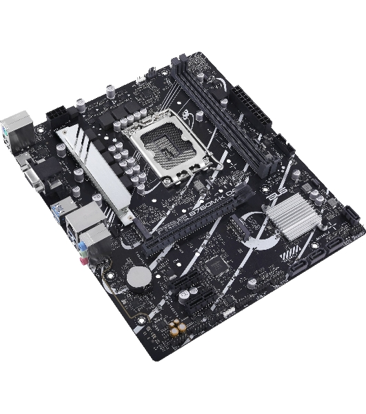 Материнская плата ASUS PRIME B760M-K D4, LGA 1700, Intel B760, 2xDDR4, 4xSATA, 2xM.2, 1xPCIe 4.0 x16, 2xPCIe x1, 1xHDMI, 1xVGA, 1x 2.5Gb LAN, 2xUSB-A 3.2 Gen 1, 2xUSB-A 2.0, 3x3.5 мм, 7.1, mATX