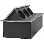 Розетка Cactus CS-SOCKET-EU3-GYBK для столешницы серый (уп.:1шт), фото5