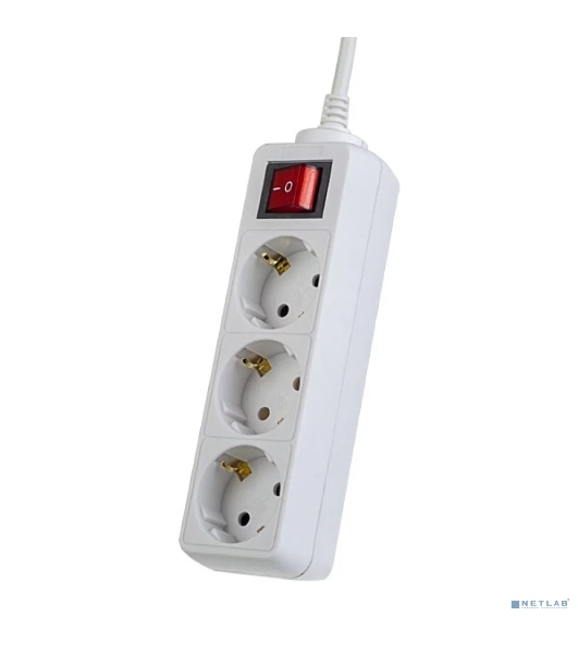 Сетевой удлинитель Perfeo (PF_A4681) 'POWERMATE' - 3 роз - 5 м - белый
