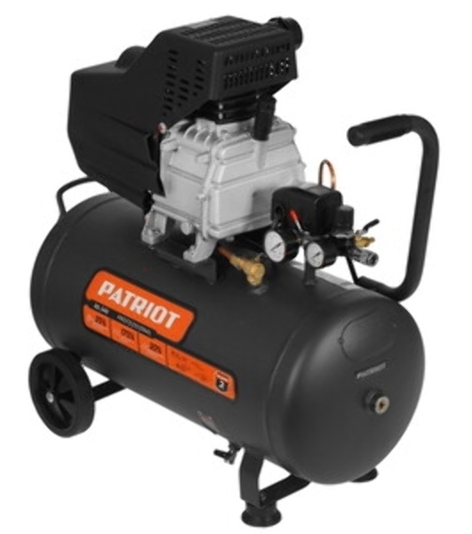 Компрессор поршневой безмасляный Patriot Professional 50-340, 340 л/мин, 8 бар, 2000 Вт, 50 л, быстросъемный 1/4' + 'елочка'