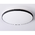 Потолочный светодиодный светильник Ambrella light FZ1226 BK черный IP44 24W 4200K D372*55 (Без ПДУ), фото 1