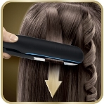 Выпрямитель для волос Rowenta Liss&Curl Ultimate shine SF6220D0 черный/металлик, 25 мм, 230 °C, 5 режимов, фото6