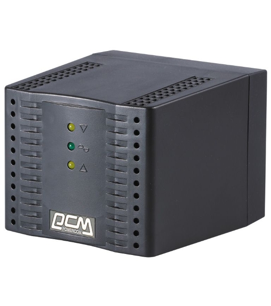 Стабилизатор напряжения Powercom TCA-1200 600Вт 1200ВА черный