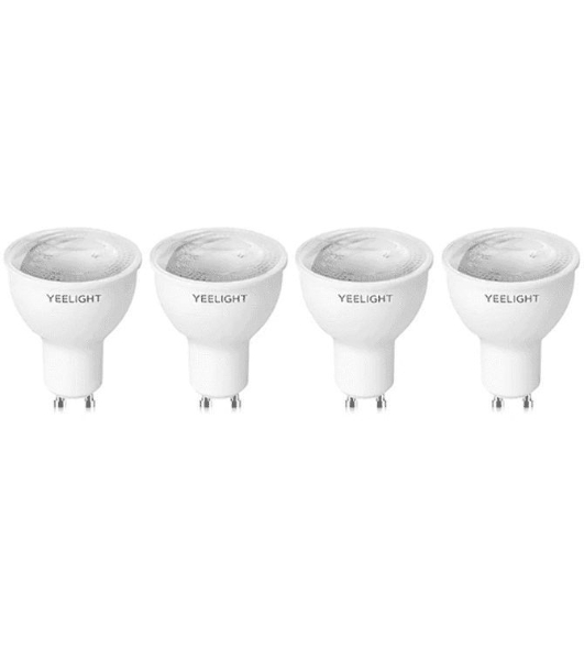 Умная светодиодная лампочка Yeelight GU10 Smart bulb W1(Diммable) - упаковка 4 шт.