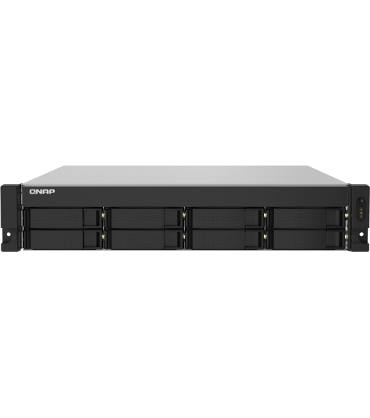 Сетевое хранилище без дисков SMB QNAP TS-832PXU-RP-4G 8-Bay 2U rackmount NAS, AL324 quad-core 1.7 GHz, 1x4Gb DDR4 RAM (max 1x16Gb), SATA 6Gb/s, 2x 10GbE SFP+ LAN, 2x 2.5 GbE LAN, 2xPSU. W/o RAIL-B02