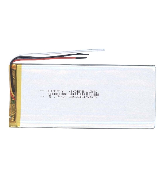 Аккумулятор Li-Pol (батарея) 4x58x125мм 3pin 3.7V/3500mAh