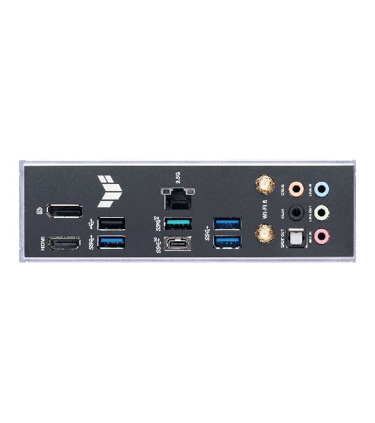 Материнская плата ASUS TUF GAMING B760-PLUS WIFI, LGA 1700, Intel B760, 4xDDR5, 4xSATA, 3xM.2, 1xPCI-E 5.0 x16, 1xPCI-E 3.0 x4, 1xUSB-A 3.2 Gen 2, 3xUSB-A 3.2 Gen 1, 1xUSB-C 3.2 Gen 2x2, 1x2.5Gb LAN, 5x3.5 мм, 7.1, Wi-Fi 6, Bluetooth 5.2, Standard-ATX