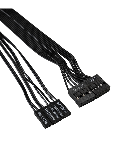 Компьютерный корпус Miditower ExeGate EX261448RUS CP-601 Black, ATX, (CP350W, 80мм), 2хUSB, Audio