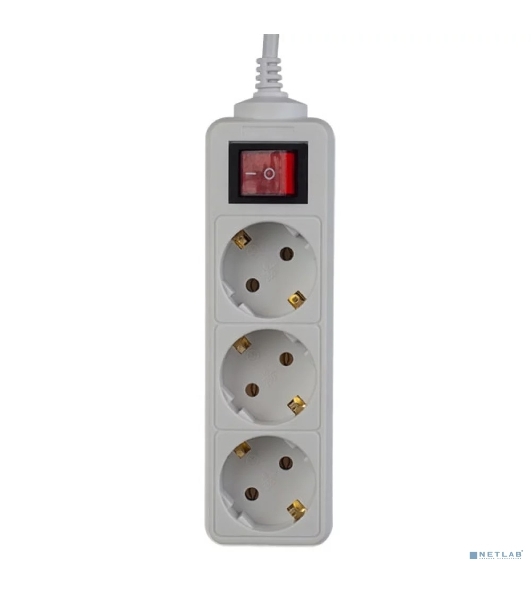 Сетевой удлинитель Perfeo (PF_A4681) 'POWERMATE' - 3 роз - 5 м - белый