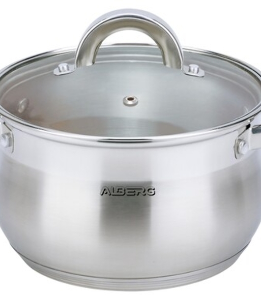 Кастрюля ALBERG AL-2104 6,5 л