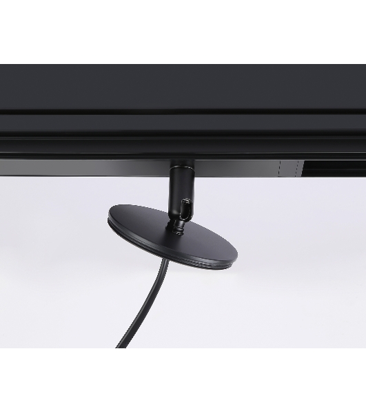 A2548 BK черный крепеж трековый для корпуса DIY D70mm 232*70*80