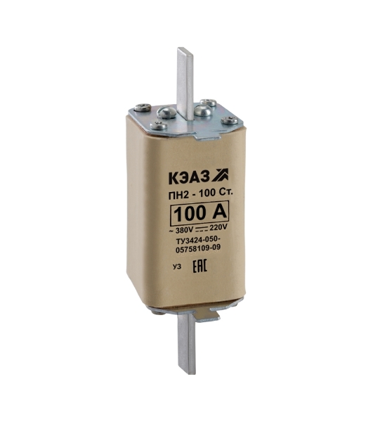 Вставка плавкая ПН2 100 С 31.5А У3 КЭАЗ 120108