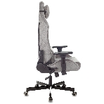 Кресло Бюрократ Knight N1 Fabric серый, ткань, 120 кг, механизм качания, фото25