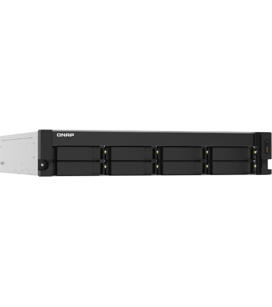 Сетевое хранилище без дисков SMB QNAP TS-832PXU-RP-4G 8-Bay 2U rackmount NAS, AL324 quad-core 1.7 GHz, 1x4Gb DDR4 RAM (max 1x16Gb), SATA 6Gb/s, 2x 10GbE SFP+ LAN, 2x 2.5 GbE LAN, 2xPSU. W/o RAIL-B02