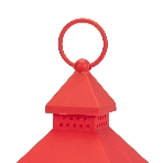 Декоративный фонарь Neon-night со свечкой, красный корпус, размер 10,5х10,5х24см, теплый белый, фото2