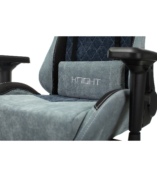 Кресло Бюрократ VIKING 7 KNIGHT BL FABRIC синий, ткань, 120 кг, механизм качания