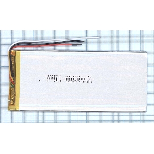 Аккумулятор Li-Pol (батарея) 4x58x125мм 3pin 3.7V/3500mAh