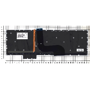 Клавиатура для ноутбука Acer Predator 15 G9-591 черная с подсветкой