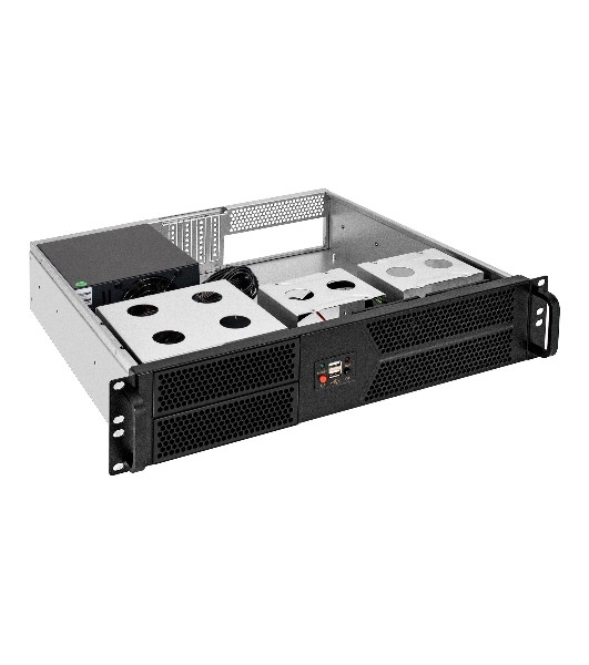 Серверный корпус ExeGate Pro 2U400-04 (RM 19', высота 2U, глубина 400, БП 600ADS, 2*USB)