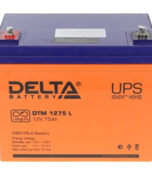 Батарея для ИБП Delta DTM 1275 L (12V, 75Ah)