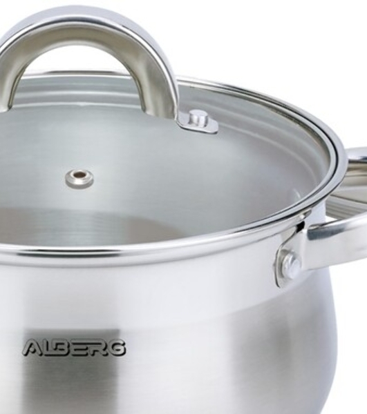 Кастрюля ALBERG AL-2104 6,5 л