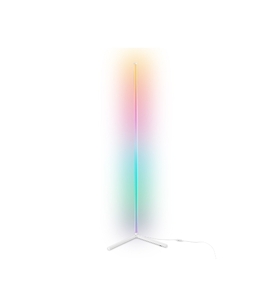 Светильник Ambrella light FL8025 WH белый LED 20W RGB D32*1650 (ПДУ РАДИО 2.4G)