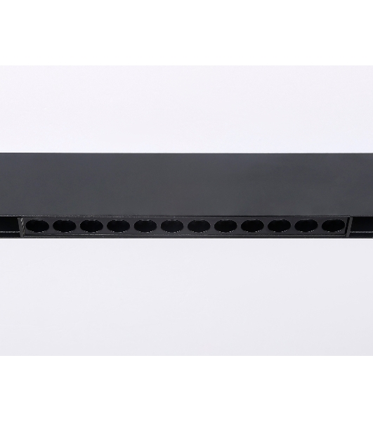 Светильник трековый светодиодный GL4024 BK черный IP20 12W 4200K 48V 24° 220*22*45