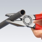 Пассатижи KNIPEX 0302180 180 мм ручки с двухцветными многокомпонентными чехлами, фото 1