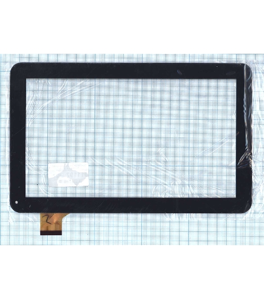 Сенсорное стекло (тачскрин) YCF0464-A, черное