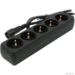Сетевой фильтр для ИБП ExeGate EX221201RUS SPU-5-1.2B (5 розеток, 1.2м, UPS вилка IEC320-C14, черный), фото2