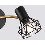 Светильник Ambrella light TR8656/2 BK/GD черный/золото E14/2 max 60W 330*100*185, фото4