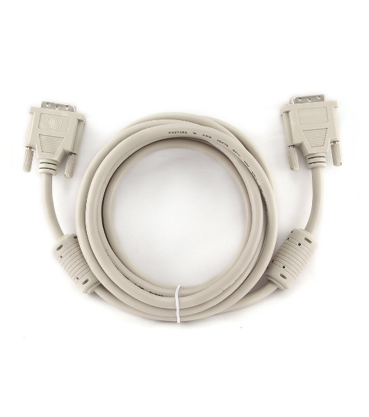 Кабель DVI-D dual link Gembird, 3.0м, 25M/25M, экран, феррит.кольца, пакет