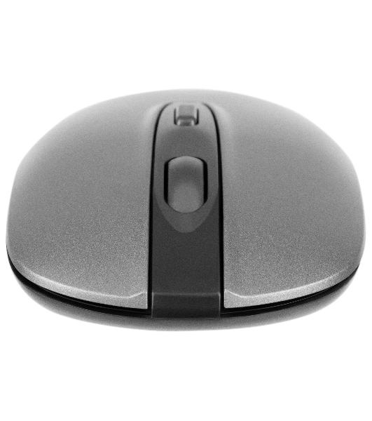 Комплект клавиатура+мышь Oklick 300M беспроводной, USB, 1600 DPI, серый/чёрный