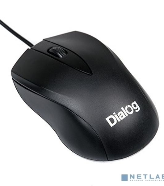 Мышь проводная Dialog Comfort MOС-15U черный, 1200 dpi, USB, кнопки - 3