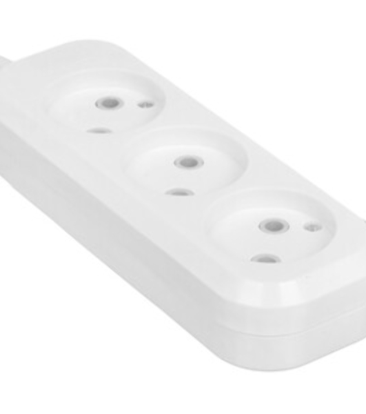 Удлинитель бытовой Smartbuy (SBE-10-3-10m-N) 3 гн х 10,0 м белый