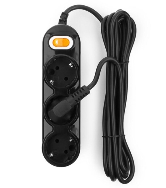 Удлинитель Power Cube PC-3G-3B-10(IP), 16А, 3 р с/з, 10 м, IP44