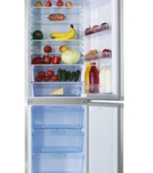 Холодильник ОРСК 174 MI металлик двухкамерный 220/120л морозилка снизу