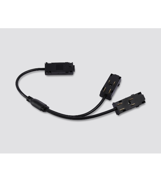 GL1114 BK черный коннектор питания T-образный для шинопровода Magnetic 220V 250*150*18