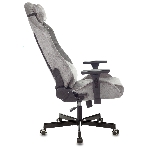 Кресло Бюрократ Knight N1 Fabric серый, ткань, 120 кг, механизм качания, фото27
