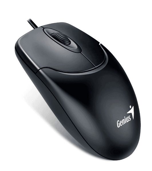 Мышь проводная Genius NetScroll 120 V2 черный, 1000 dpi, USB, кнопки - 3